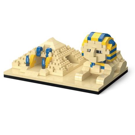 KOCO STAVEBNICE PYRAMIDA SE SFINGOU 410 DÍLKŮ 11,5X8X5,5 CM, KOCO, W039582