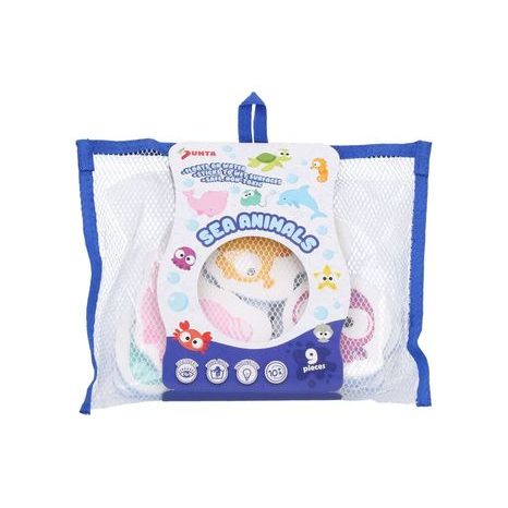 FÜRDŐJÁTÉKOK HAB TENGERI ÁLLATOK 9 DB, WIKY, W029617