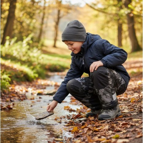 KALHOTY SPORTOVNÍ OUTDOOROVÉ, PODŠITÉ FLEEZOVOU PODŠÍVKOU, PIDILIDI, PD1121-23, CAMO