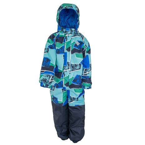 CHLAPČENSKÁ ZIMNÁ NEPREMOKAVÁ KOMBINÉZA, PIDILIDI, PD1147-04, MODRÁ