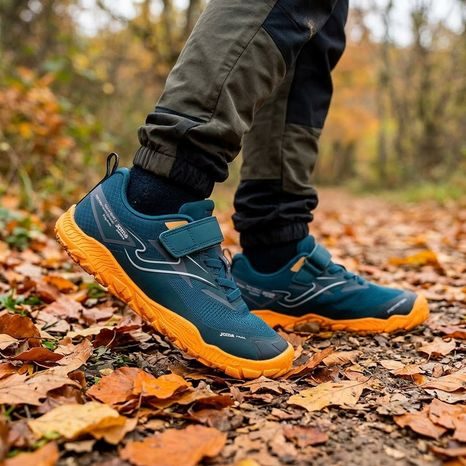 PANTOFI SPORT TRAIL BAREFOOT PENTRU COPII SIERRA JUNIOR PETROLEUM JOMA BFSIEJW2617V