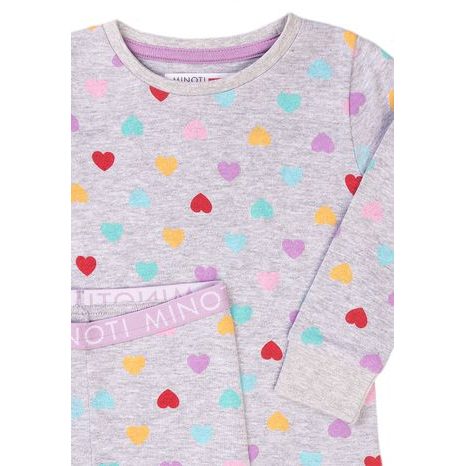 PYŽAMO DÍVČÍ, MINOTI, TG PYJ 13, ŠEDÁ