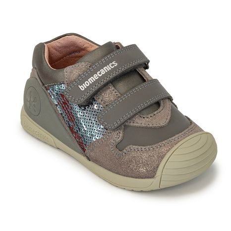 DÍVČÍ CELOROČNÍ BOTY, BIOMECANISC, 241104-A213, ŠEDÁ