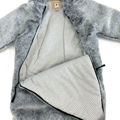 PIDILIDI TÉLI CSECSEMŐ KEZESLÁBAS PD1167-09 SZÜRKE