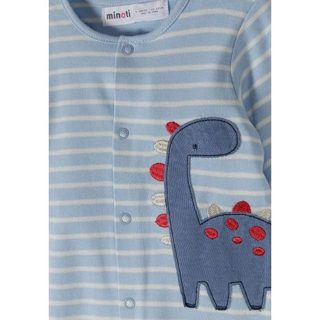 KOJENECKÝ OVERAL 3PACK MINOTI 28BABYPACK25 MODRÁ