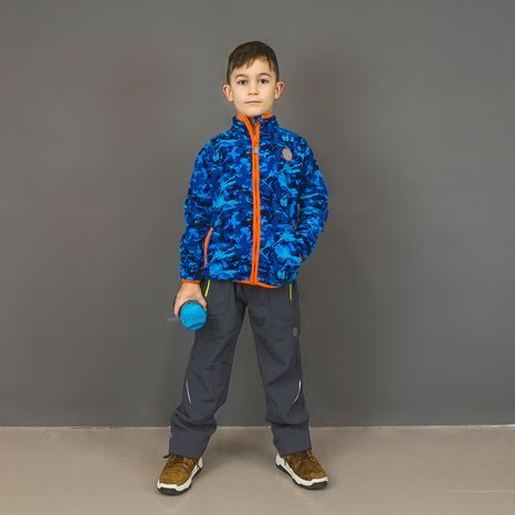 KALHOTY DĚTSKÉ SOFTSHELLOVÉ  OUTDOOROVÉ, PIDILIDI, PD1109-09, ŠEDÁ