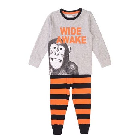 Pijama pentru băieți, Minoti, KB PYJ 24, portocaliu