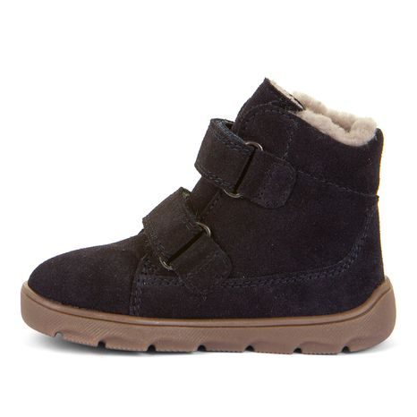 CHLAPECKÉ ZIMNÍ BAREFOOT BOTY ZERU TEX FURRY DARK BLUE, FRODDO, G2110149, TMAVĚ MODRÁ