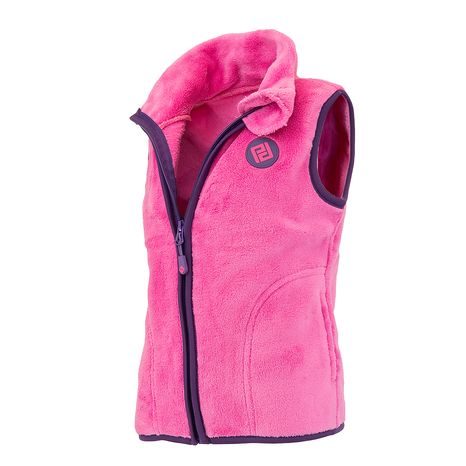 VESTA DÍVČÍ CHLUPATÁ SE STOJÁČKEM, PIDILIDI, PD1140-03, RŮŽOVÁ