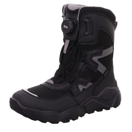 Chlapecké zimní boty ROCKET Black/Gray Gore-Tex, Superfit , 1-000403-0000, černá
