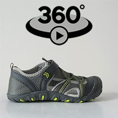 SANDÁLY SPORTOVNÍ OUTDOOR, BUGGA, B00157-09, ŠEDÁ