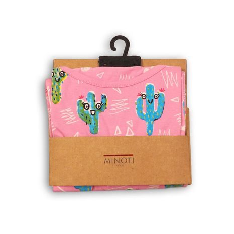 PANTALONI SCURȚI DE PIJAMA, MINOTI, HWX 166, ROZ