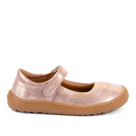 LÁNY BAREFOOT BŐR BALERINA CIPŐ MARY J PINK/GOLD FRODDO G3140195-1
