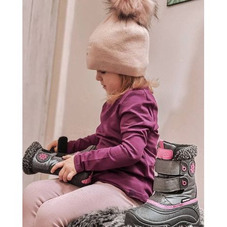 SNĚHULE DÍVČÍ SNOWIE, BUGGA, B00174-03, RŮŽOVÁ