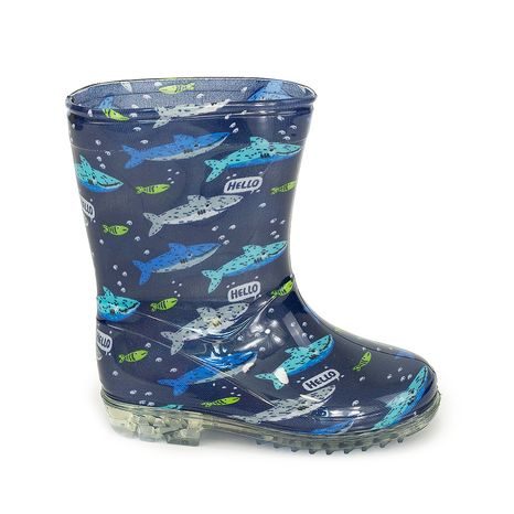 CHLAPECKÉ HOLÍNKY PVC - POTISK ŽRALOK, PIDILIDI, PL0036-04,  MODRÁ