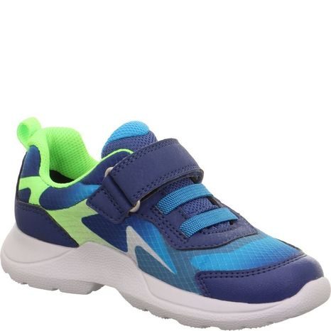 CHLAPECKÉ TENISKY SUPERFIT RUSH BLUE/LIGHT GREEN 1-000209-8000