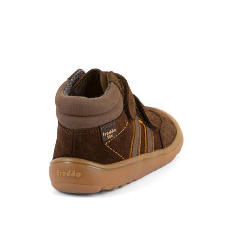 DETSKÉ CELOROČNÉ ČLENKOVÉ BAREFOOT TOPÁNKY F-MOTION TEX DARK BROWN FRODDO G3110285-3