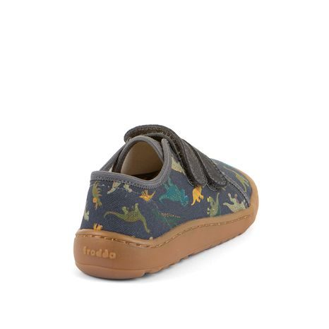 CHLAPČENSKÉ PLÁTENÉ BAREFOOT TENISKY CANVAS GREY+ FRODDO G1700440-31