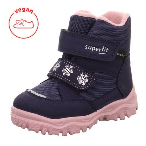 LÁNY TÉLI CSIZMA HUSKY1 BLAU/PINK GORE-TEX, SUPERFIT,1-006045-8030