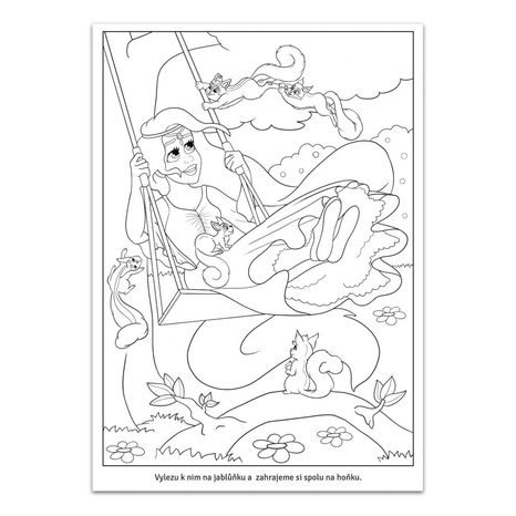 PRINCEZNY A JEJÍ MAZLÍČCI OMALOVÁNKA A5, KRESLI.TO, W031846