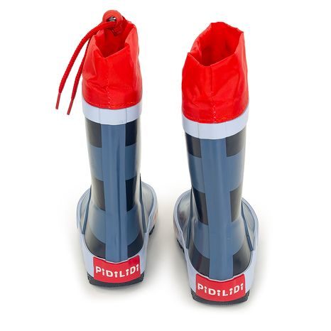 DĚTSKÉ HOLÍNKY GUMOVÉ - POTISK ŽRALOK, PIDILIDI, PL0044-04,  MODRÁ