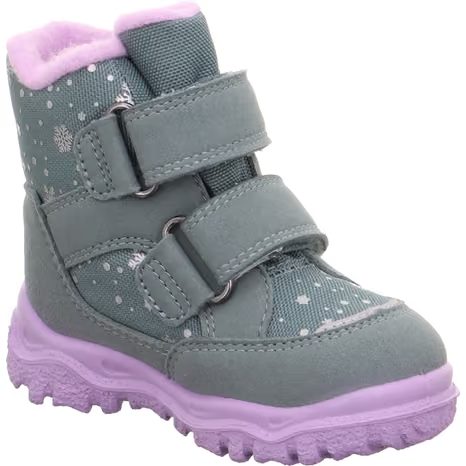 DIEVČENSKÉ ZIMNÉ TOPÁNKY HUSKY1 LIGHT GREEN/PURPLE SUPERFIT 1-006045-7510