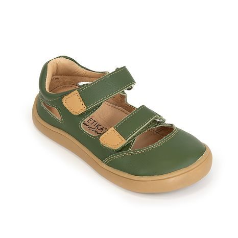 CHLAPECKÉ SANDÁLY BAREFOOT TERY GREEN, PROTETIKA, ZELENÁ