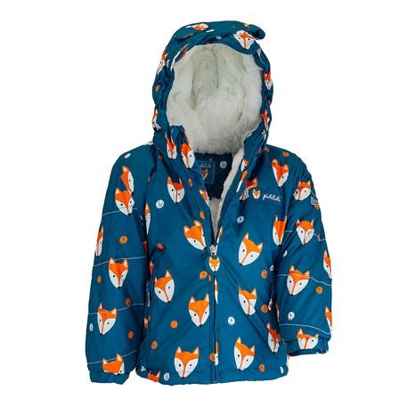 CHLAPČENSKÁ ZIMNÁ BUNDA S KOŽUŠINOU, PIDILIDI, PD1143-04, MODRÁ