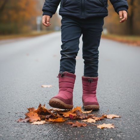 DÍVČÍ ZIMNÍ BAREFOOT SNĚHULE UP TEX SNOW WOOL BORDEAUX  G3160249-4