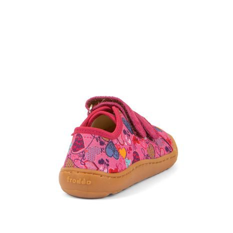 DIEVČENSKÉ BAREFOOT TENISKY CANVAS FUXIA+ FRODDO G1700422-6