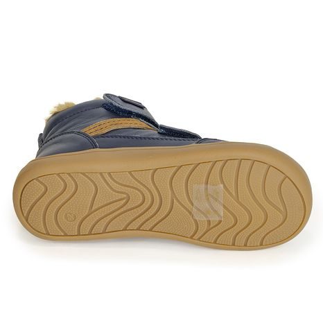 CHLAPECKÉ ZIMNÍ BOTY BAREFOOT TARGO NAVY, PROTETIKA, MODRÁ