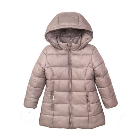 Kabát dievčenské prešívaný Puffa, Minoti, JW2126, strieborná