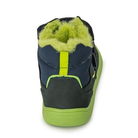 CHLAPECKÉ ZIMNÍ BAREFOOT BOTY GERO GREEN, PRO-TEX, PROTETIKA, ZELENÁ