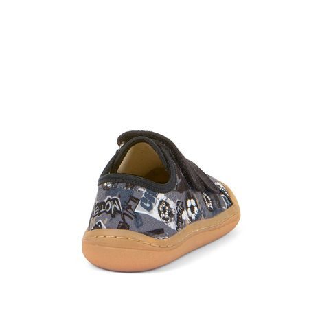 CHLAPECKÉ BAREFOOT TENISKY CANVAS GRAY/BLUE FRODDO G1700379-26 ŠEDÁ