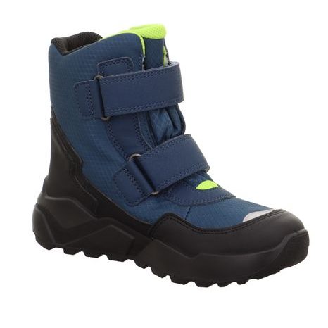 CHLAPECKÉ ZIMNÍ BOTY ROCKET BLAU/LIGHT GREEN GORE-TEX, SUPERFIT,1-000402-8010