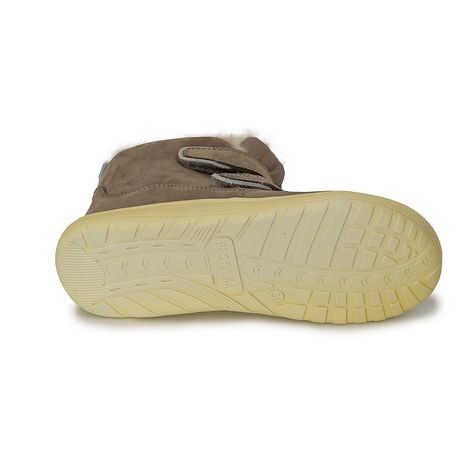 DÍVČÍ ZIMNÍ BAREFOOT BOTY KESY TAUPE, PROTETIKA, ŠEDÁ