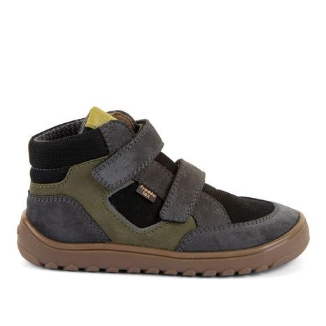 GYEREK EGÉSZ ÉVBEN HORDHATÓ BOKASZÁRÚ BAREFOOT CIPŐ UP HILL TEX GREY/BLACK FRODDO G3110281-3
