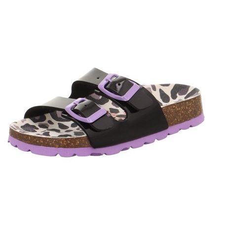 DIVČÍ KORKOVÉ PANTOFLE FOOTBAD, SUPERFIT, 1-800111-0040, ČERNÁ