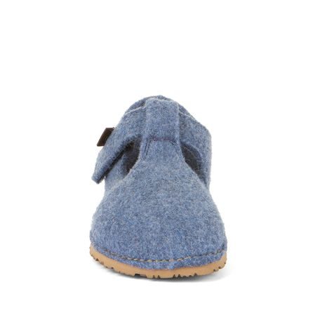 CHLAPECKÉ BAREFOOT BAČKORY FLEXY WOOLY DENIM; FRODDO; G1700378-1; MODRÁ