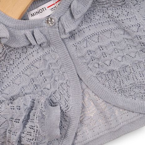 PULÓVER LÁNY BOLERKO, MINOTI, PRÉRI 2, SZÜRKE