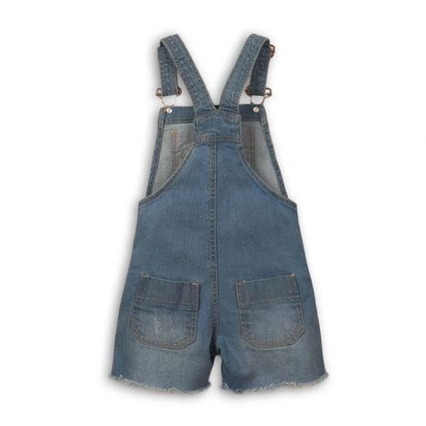 KRAŤASY DÍVČÍ DŽÍNOVÉ S LACLEM, MINOTI, KENYA 8, MODRÁ