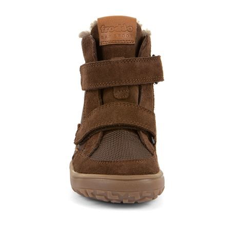 CHLAPČENSKÉ ZIMNÉ BAREFOOT TOPÁNKY TEX WINTER DARK BROWN FRODDO G3160247-17
