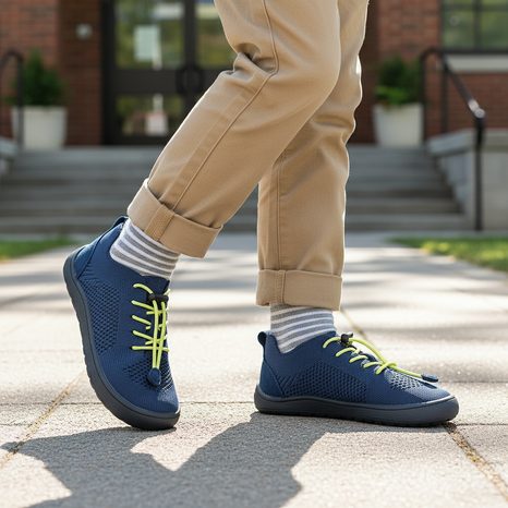 CHLAPČENSKÉ BAREFOOT TENISKY PROTETIKA GAEL DENIM SVETLOMODRÉ