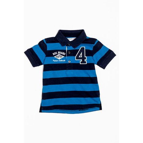 Tričko chlapčenské POLO s krátkym rukávom, Minoti, CRAFTED 1, modrá 