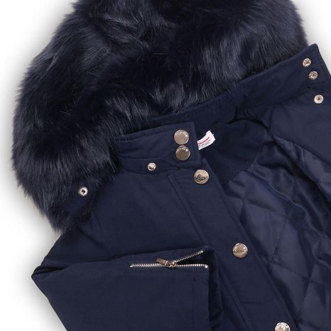 KABÁT DÍVČÍ PARKA, MINOTI, REDSOX 5, MODRÁ