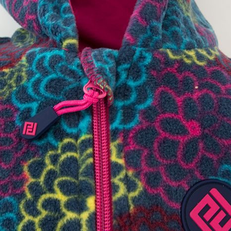 OVERAL MICROFLEEZOVÝ PROPÍNACÍ S KAPUCÍ, PIDILIDI, PD1071, HOLKA