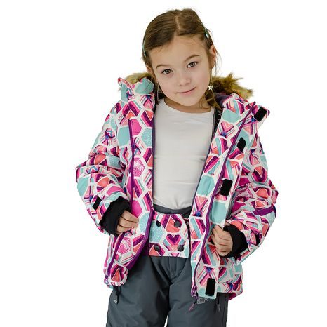 DÍVČÍ BUNDA LYŽAŘSKÁ ZIMNÍ SOLA PIDILIDI, PD1150-01