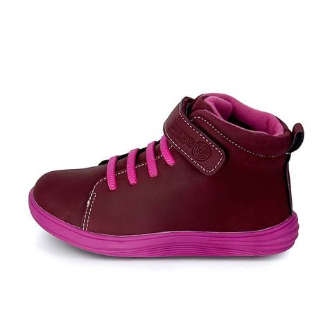DÍVČÍ CELOROČNÍ BAREFOOT BOTY BUGGA KAMA BURGUNDY B00200-07