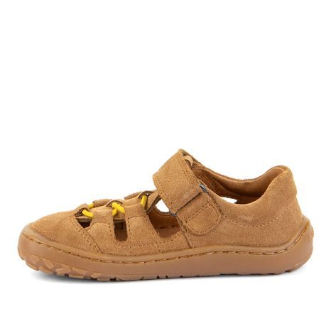 CHLAPECKÉ BAREFOOT SANDÁLY ELASTIC SANDAL COGNAC FRODDO G3150290-2