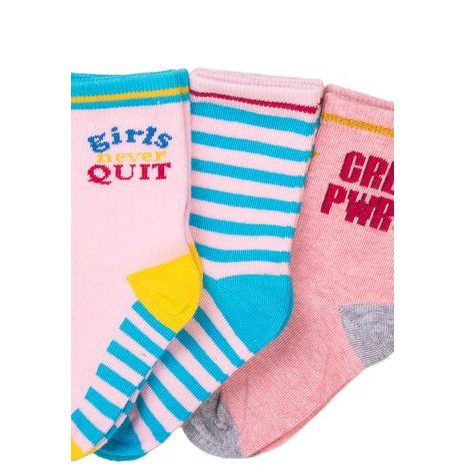 PONOŽKY DÍVČÍ 3PACK, MINOTI, KG SOCK 28, HOLKA